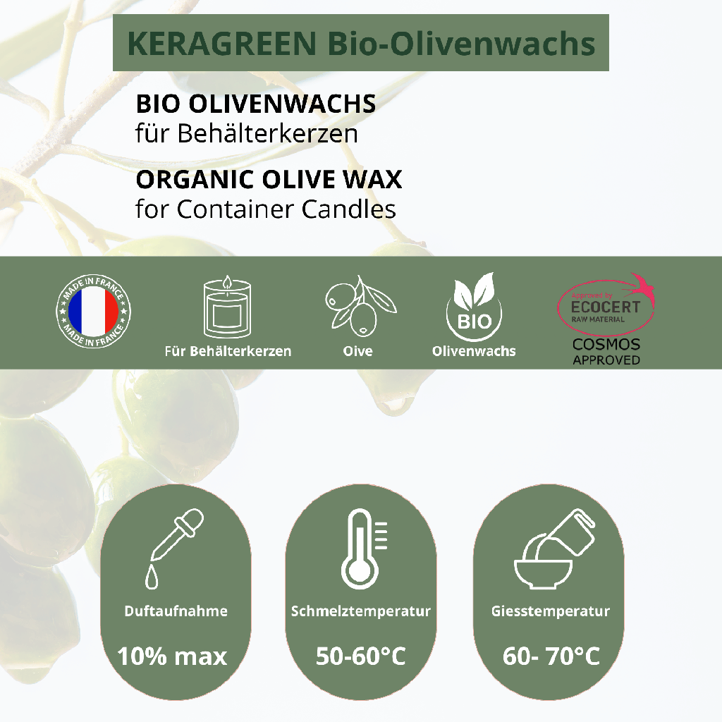 Bio Olivenwachs für Behälterkerzen Keragreen olive 2.png