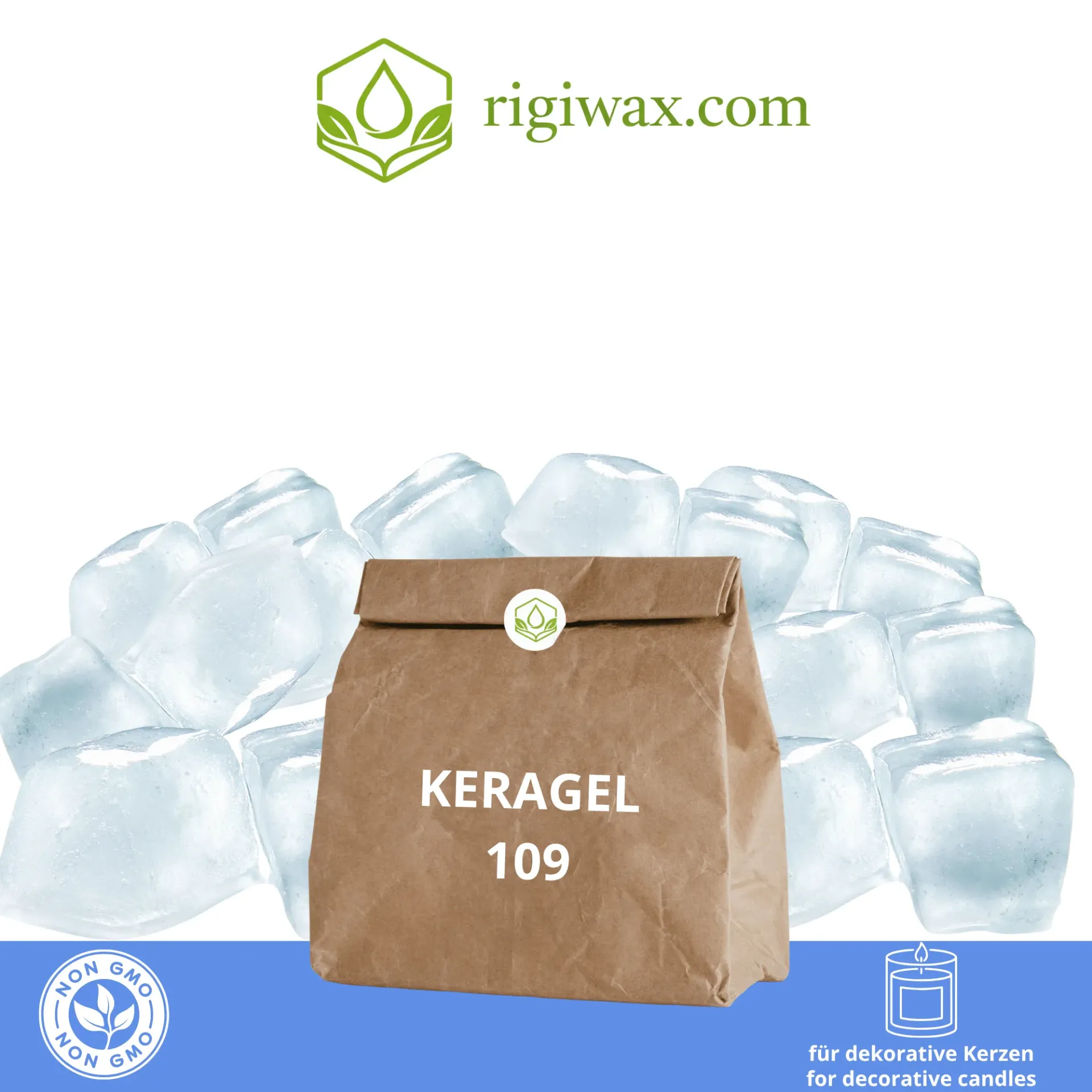 Kerzen Gelwachs - Gel für dekorative Kerzen (1 kg)